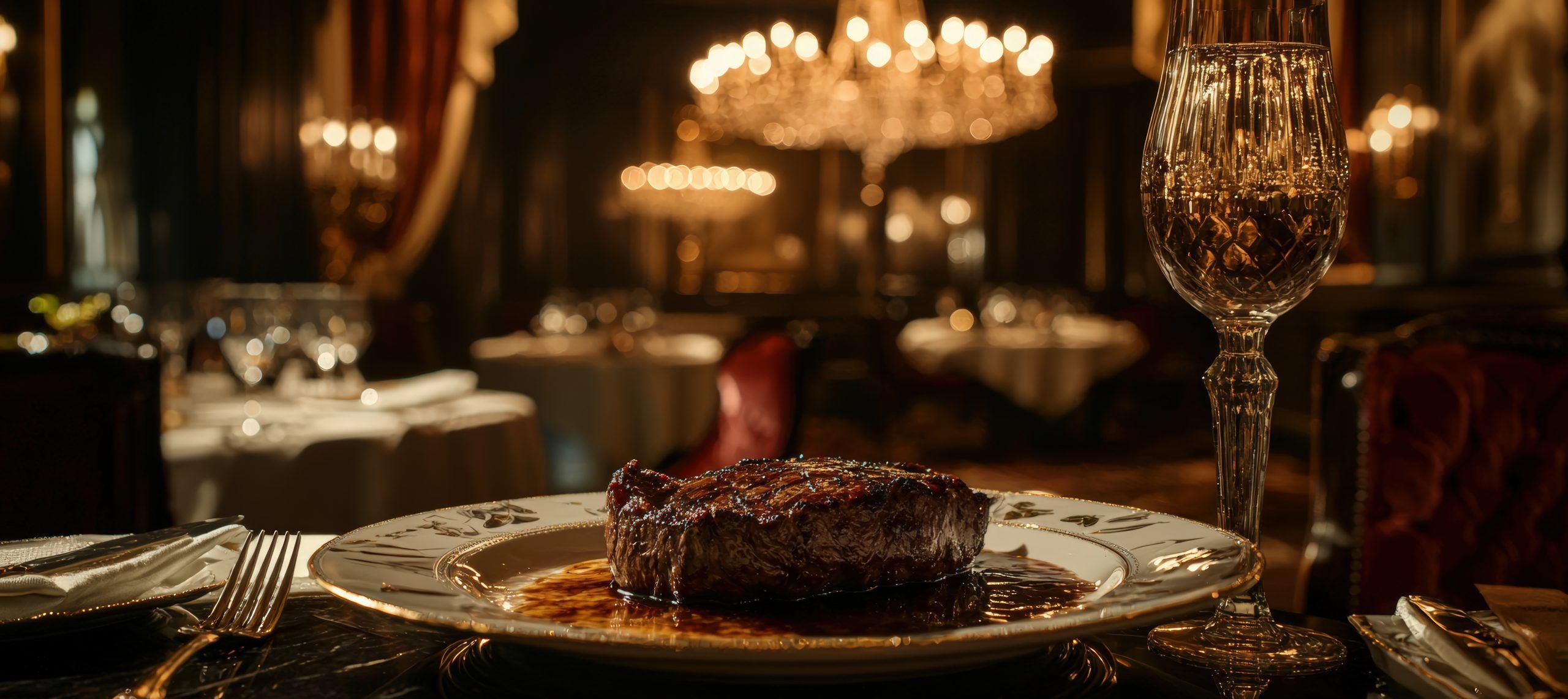 Chandelier Club Steak Dinner